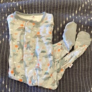 Magnetic me Dinosaur Print Footed Pajamas